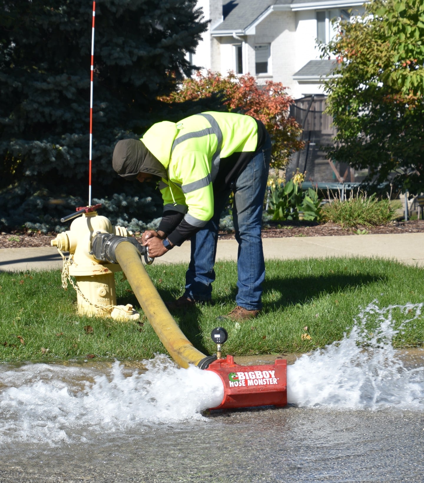 ME Simpson can test fire hydrants and water flow systems to ensure they are operating effectively and efficiently.