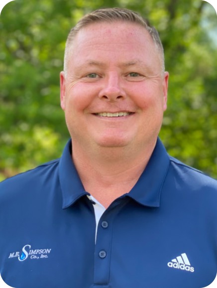 ME Simpson has a great team in place to assist you with water management including ME Simpson Regional Manager Joe Nepras.